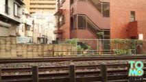 Train suicide - Man jumps from window of moving train in Yokohama, ignoring passengers’ pleas.