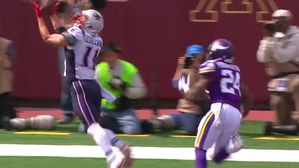 Edelman 9-yard touchdown reception