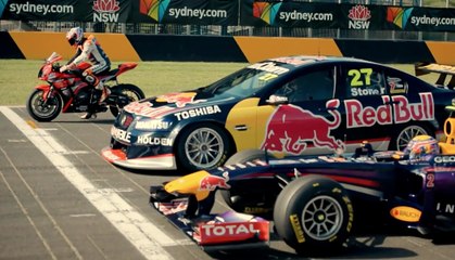 Supercar Vs Motorbike Vs F1 Car - Top Gear Festival Sydney