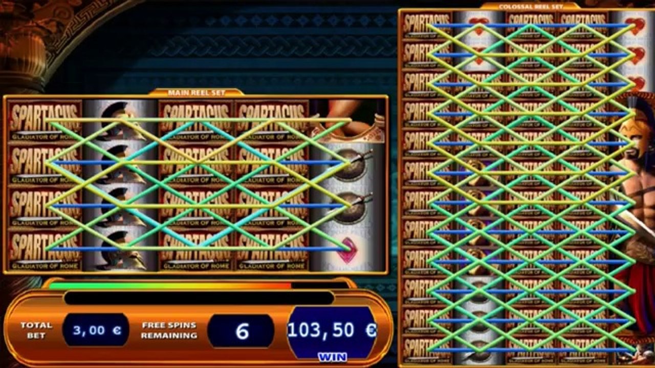 Spartacus Slot MEGA BIG WIN!