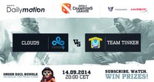Cloud 9 vs Team Tinker Game 1 - Dota 2 Champions League @TobiWanDOTA