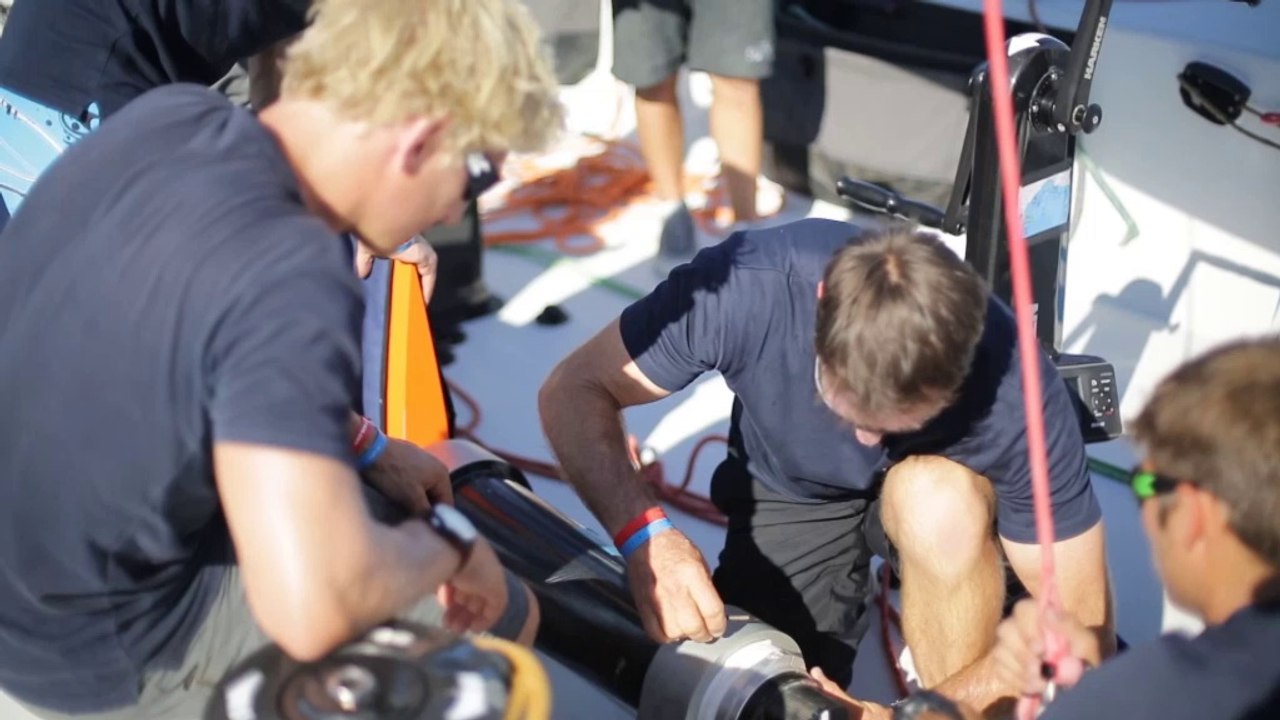 SAILING: Volvo Ocean Race: Team Vestas Wind win practice event