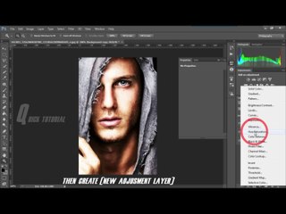 photoshop cs6-amazing black and whigt effect