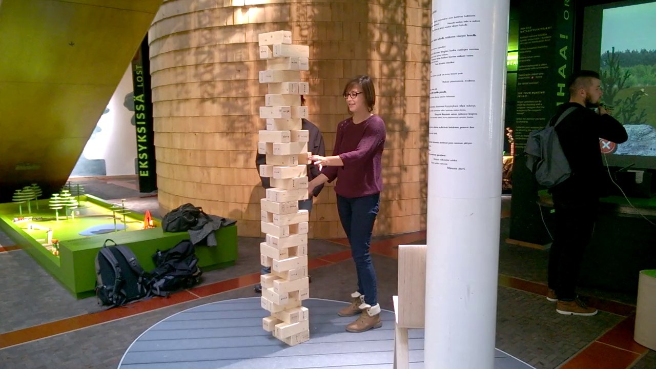 Addie at the Pilke museum