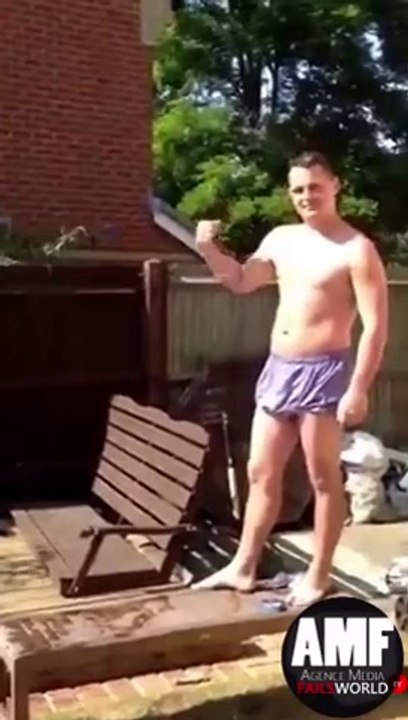 Pool Dive Goes Bad