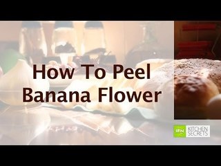 Learn To Peel Banana Flower By Preetha