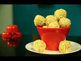 How To Cook Kurmura Ladoo (Sweet Puffed Rice Balls) By Archana