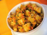 Methi Aloo (Fenugreek And Potato Vegetable) By Veena