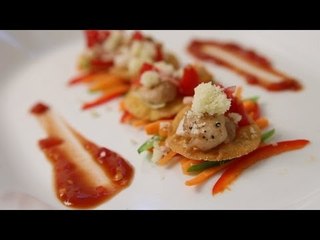 Chicken Toastadas (Corn Chips) By Joel