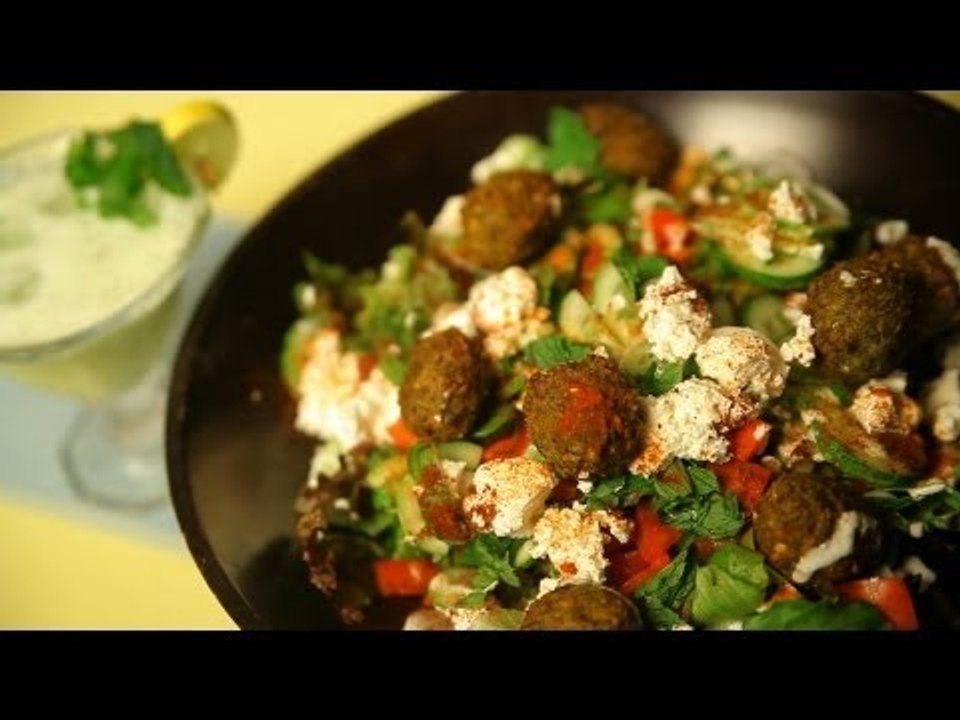 Home-Made Falafel Salad By Asha Khatau