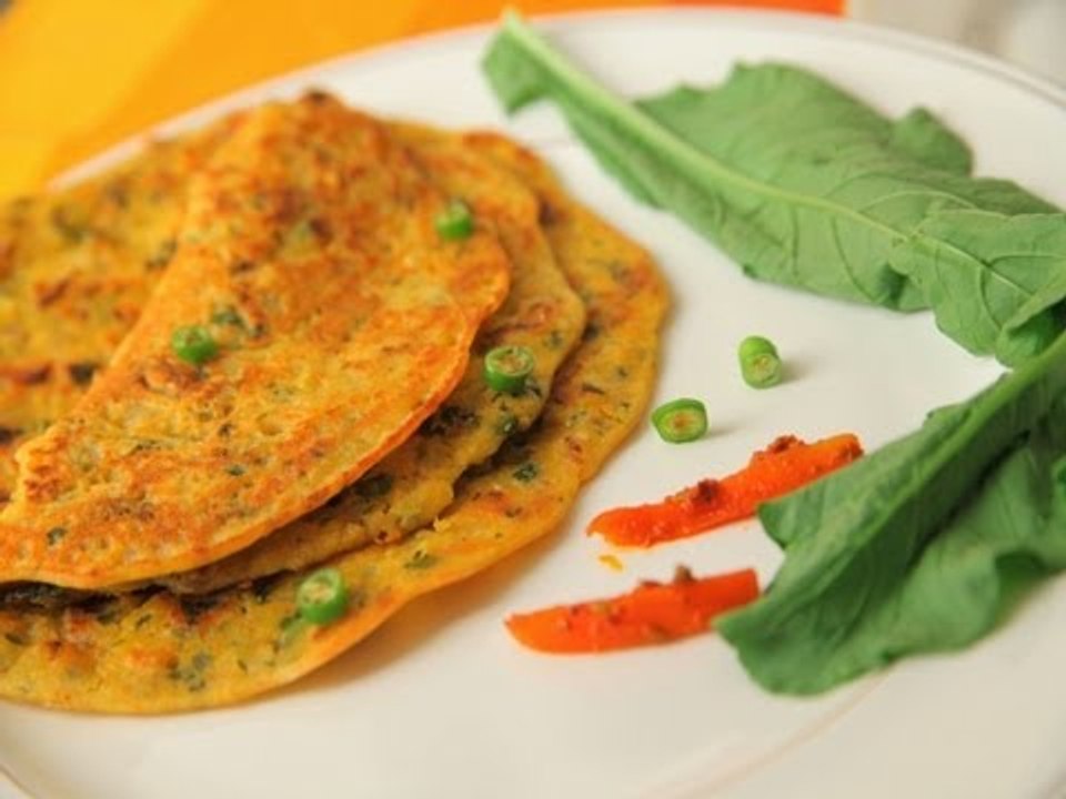 Home-Made Sindhi Besan Omelette By Veena