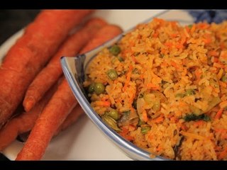 Carrot And Peas Pulao (Rice) By Seema
