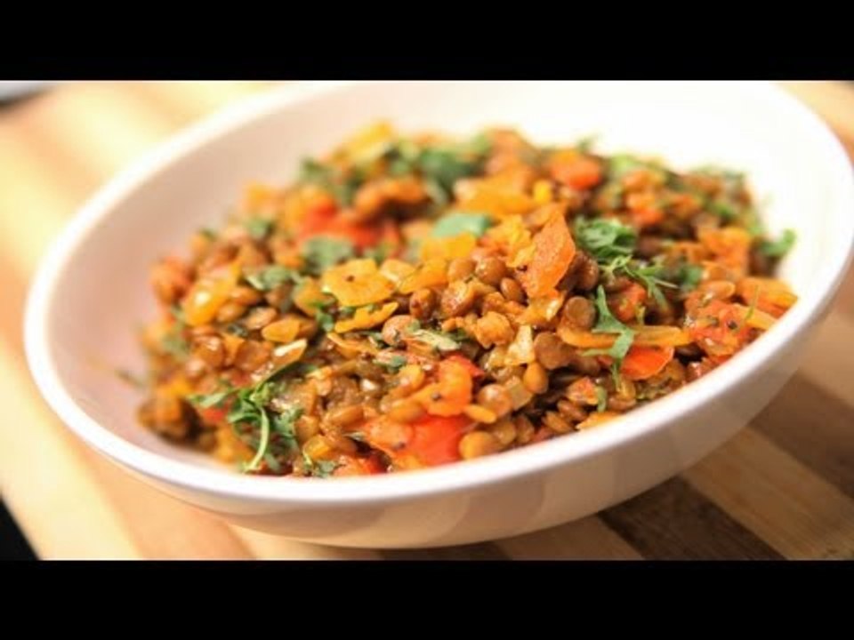 Masoor bhaji (Red Gram Curry) By Archana