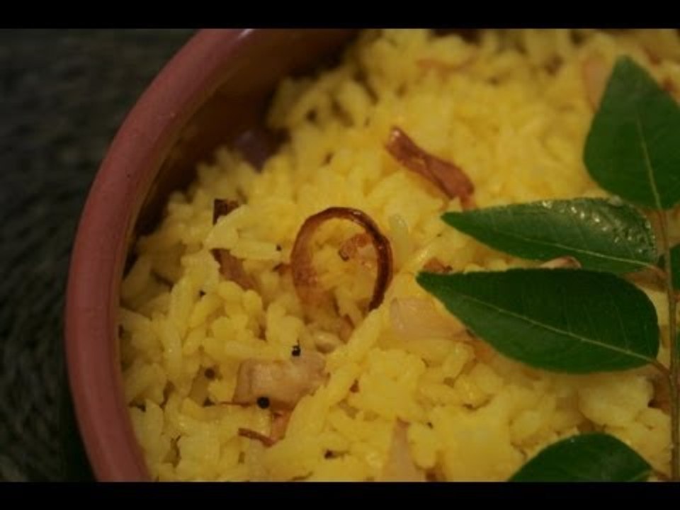 Home-Made Seasoned Rice (Phodnicha Bhaat) By Archana