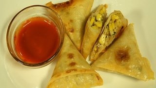 How To Make Corn Samosa By Maithily