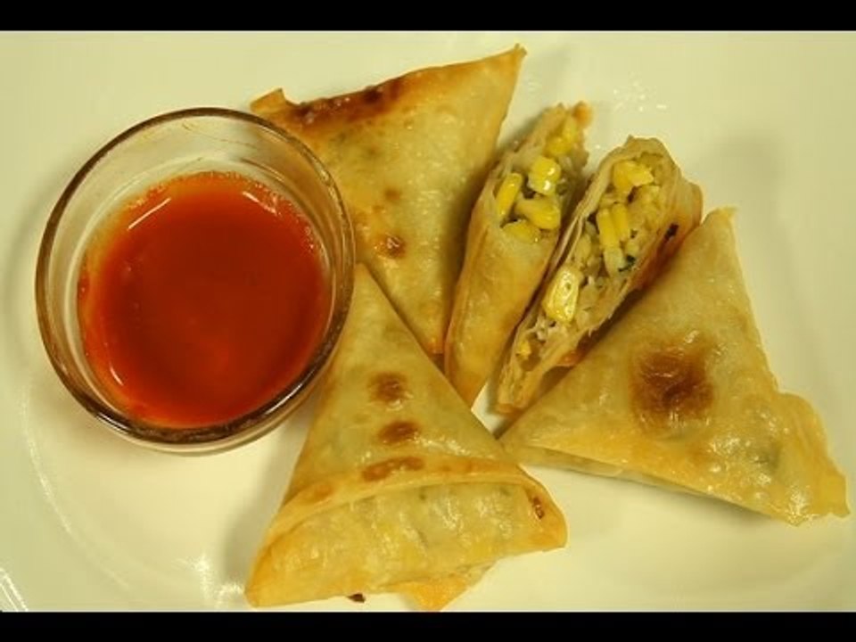 How To Make Corn Samosa By Maithily