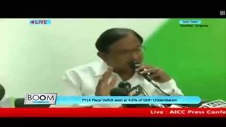 Finance Minister P Chidambaram on the State of the Economy