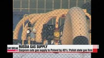 Russia's Gazprom cuts gas supply to Poland by 45p