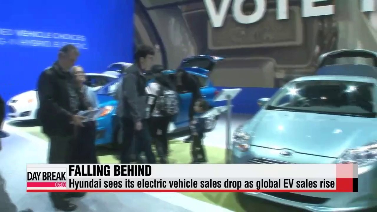 Hyundai sees its electric vehicle sales drop as global EV sales rise