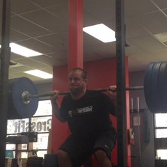 9/8- back squat, heavy double. 300lbs