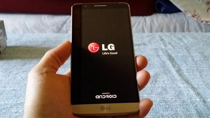 Démarrage LG G3 après l'avoir déja configuré.