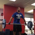 9/9- snatch, moderate triple (TnG). 135 lbs