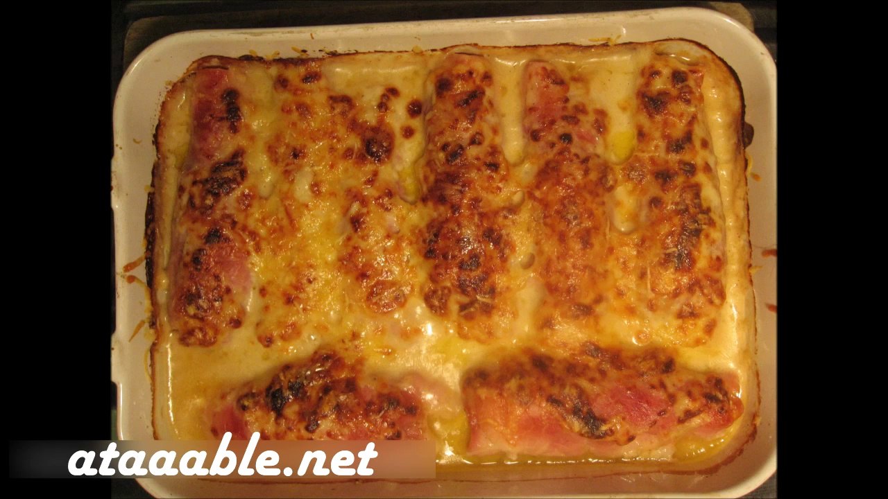 Cuisine Française - Gratin d'endive braisées, Béchamel et Comté