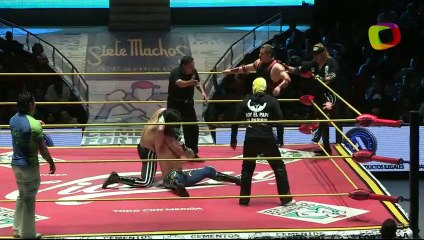 La Máscara, Titán, Volador Jr. vs Rey Bucanero, Terrible, Vangellys