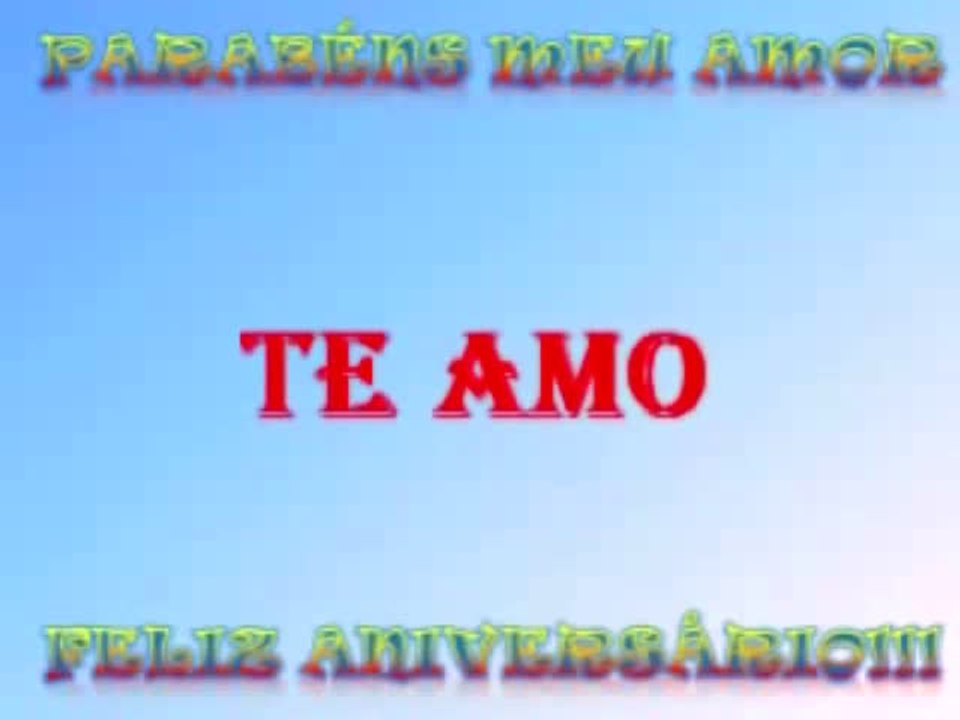 Feliz Aniversário... Meu Amor!!!... WILMA TE AMO!!!