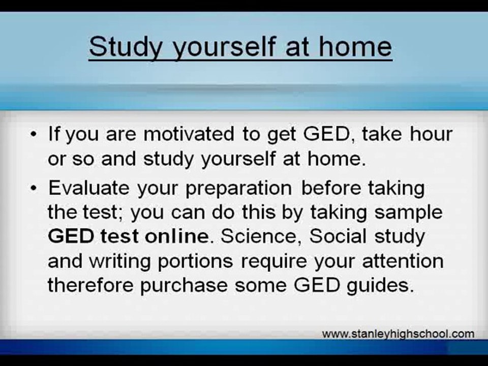 Useful Information about GED Test
