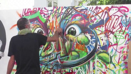 Street art à l'Espace Dali