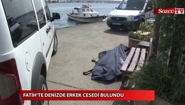 Fatih'te denizde erkek cesedi bulundu