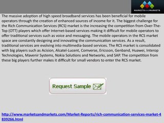 Rich Communication Services Market