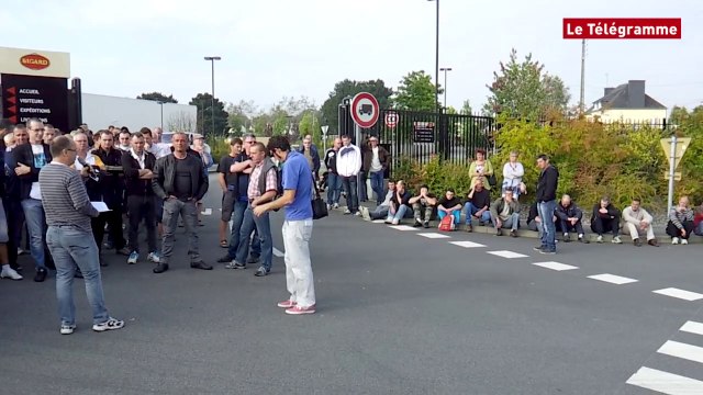 Quimperlé (29). Mouvement de grève chez Bigard