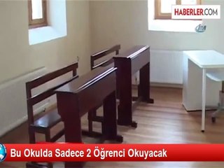 Gökçeada Rum İlkolulunda Öğrenci Sayısı 2'ye Düştü