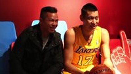 Jeremy Lin acting like a wax figure