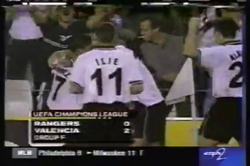 1999.09.15: Valencia CF 2 - 0 Glasgow Rangers  (Resumen)