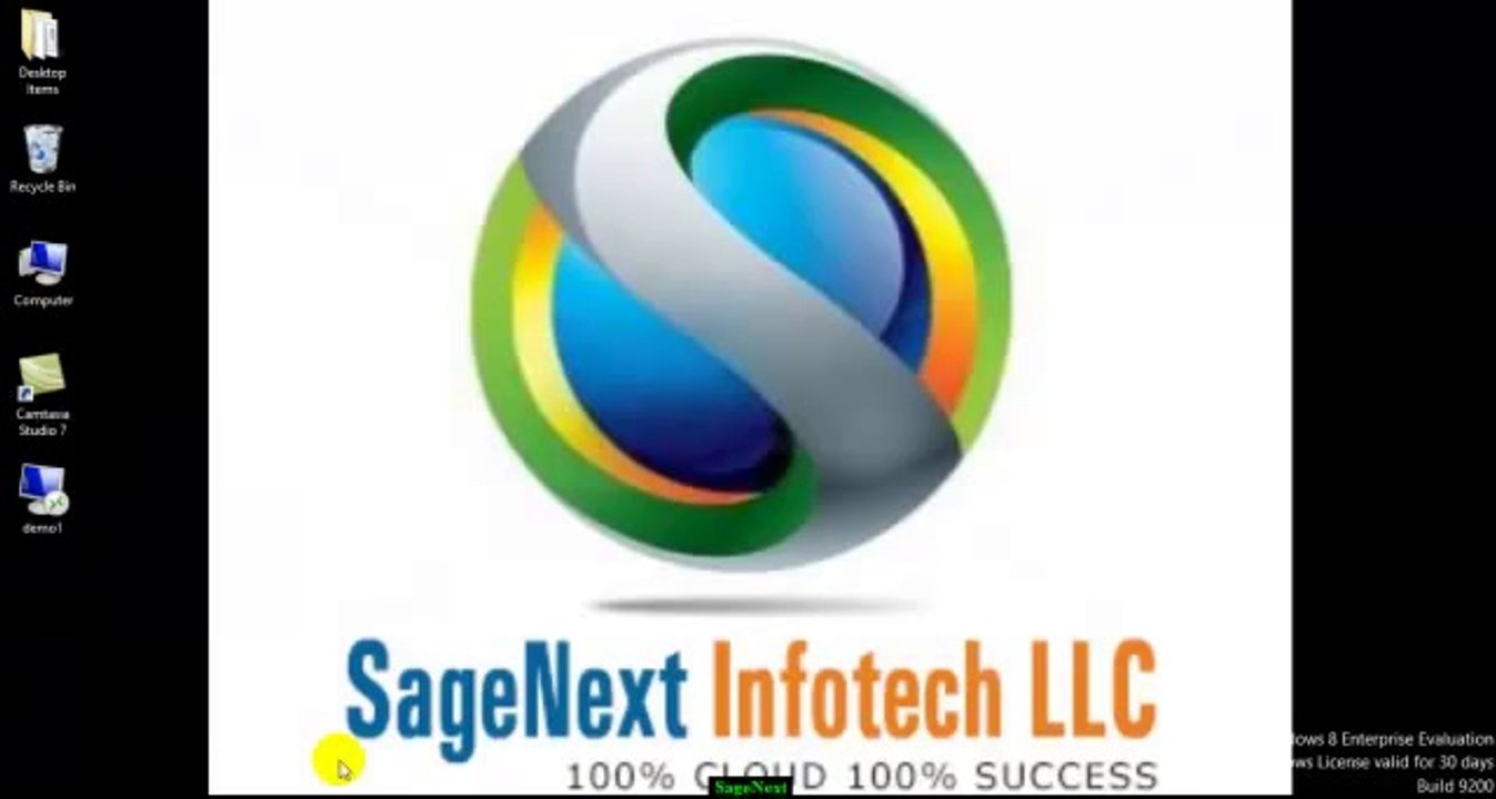 QuickBooks Hosting Demo by SageNext Infotech
