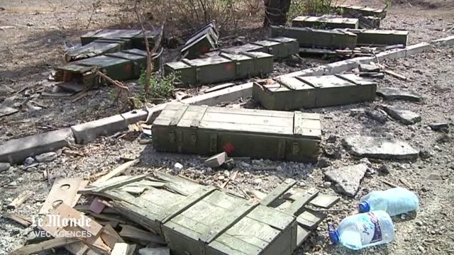 Ukraine : destruction totale de l'aéroport international de Louhansk