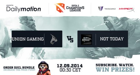 NoT vs uG Game 1 - Dota 2 Champions League @DotACapitalist, @Pandaeg0, @MSSDota