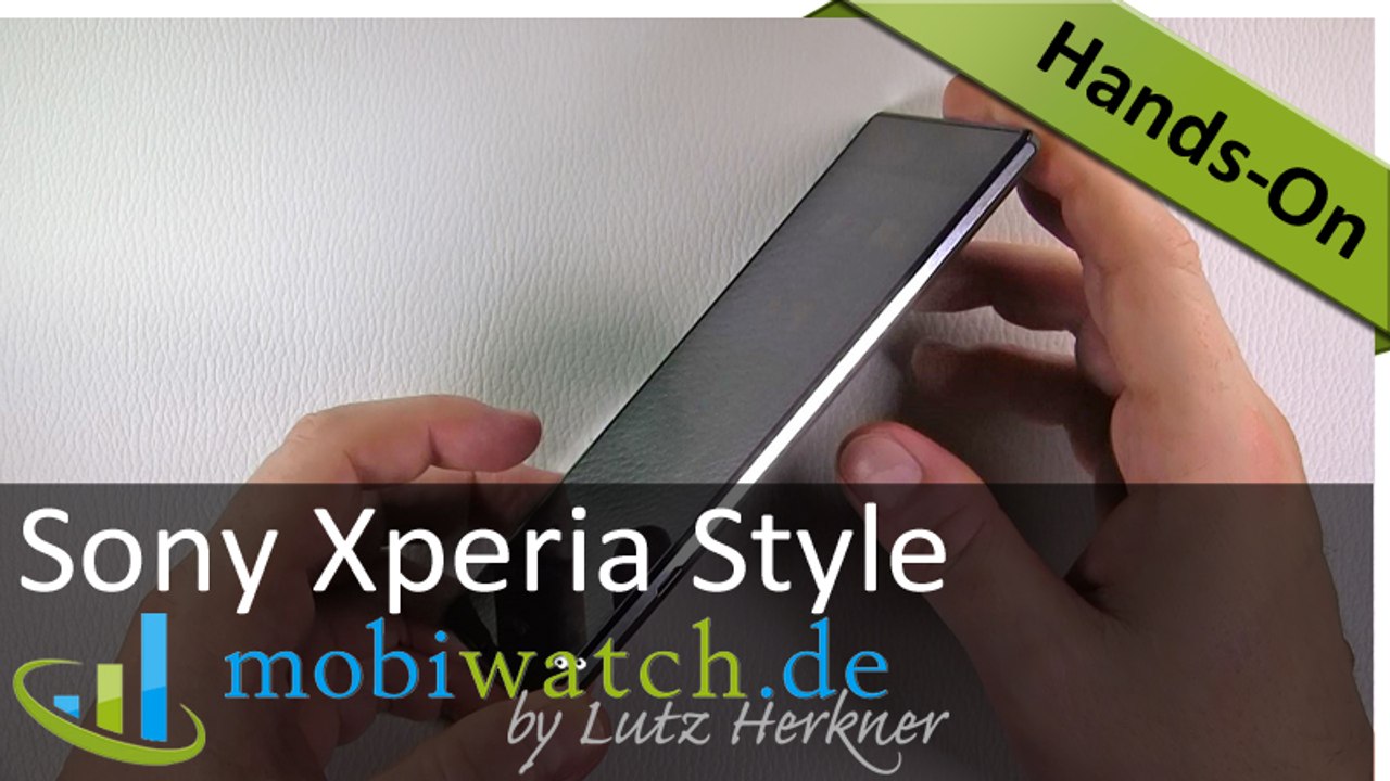 Sony Xperia Style: Der sexy Flachmann im Video-Test