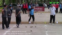 Finale, France Quadrette Vétérans, Sport Boules, Epinal 2014