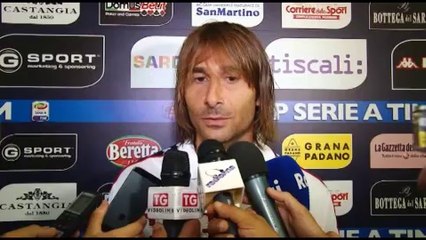 Cagliari, Daniele Conti avverte la Roma: 'Segno spesso, e domenica...' VIDEO