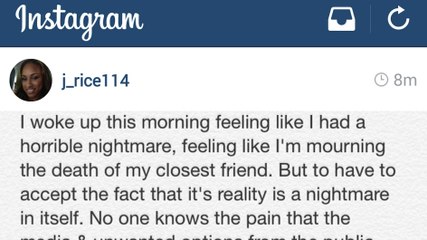 Ray Rice's Wife Defends Him