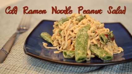 Cold Ramen Noodle Peanut Salad
