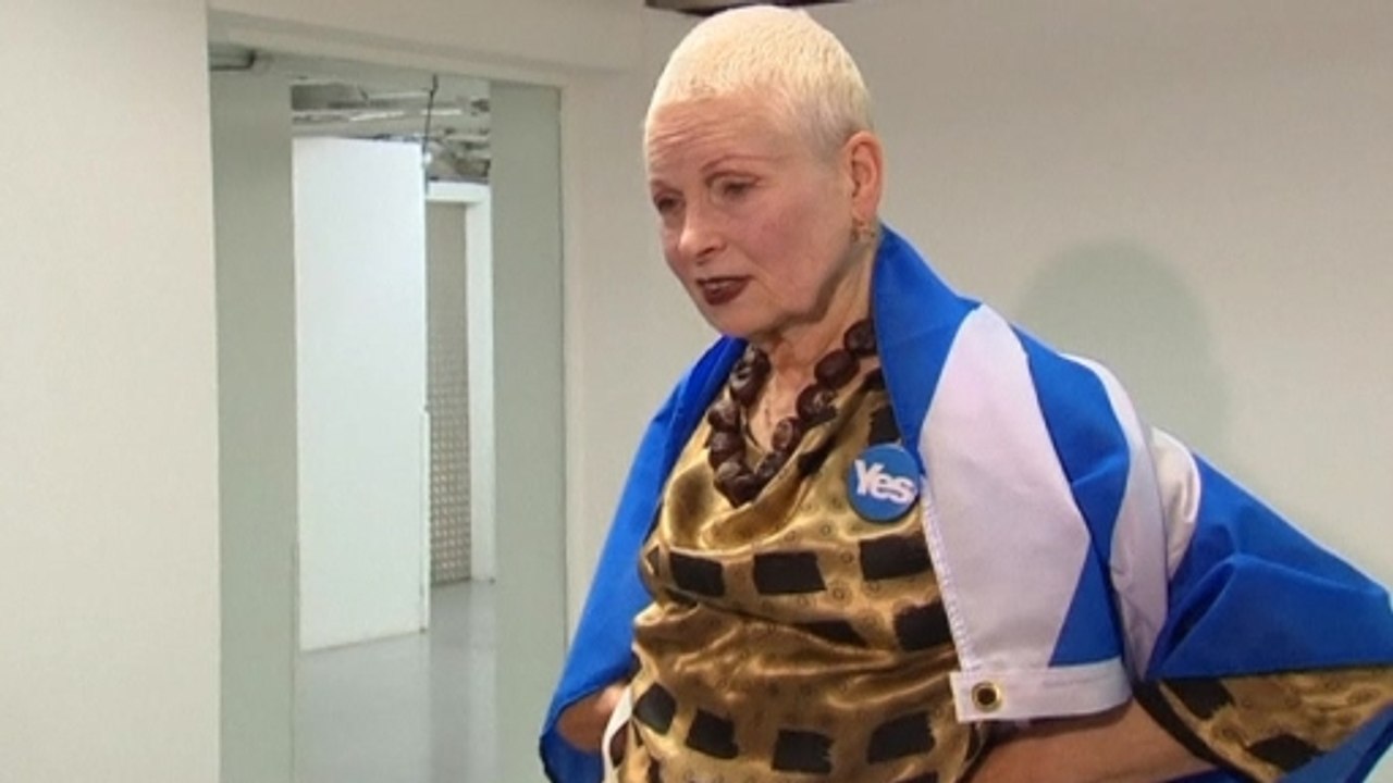 Queen of tartan Vivienne Westwood backs Scottish independence