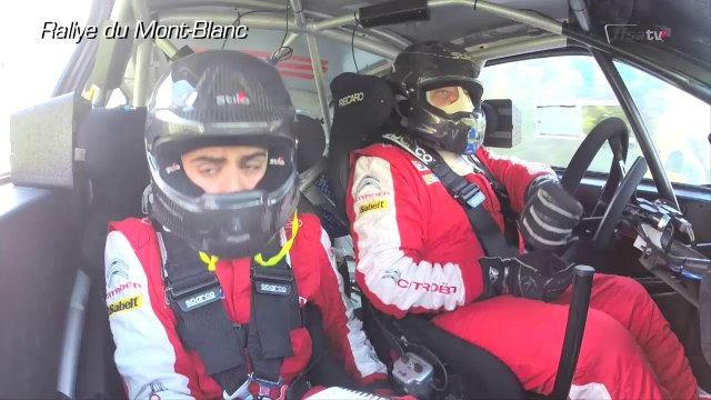 Cédric Robert en spéciale au Rallye du Mont-Blanc