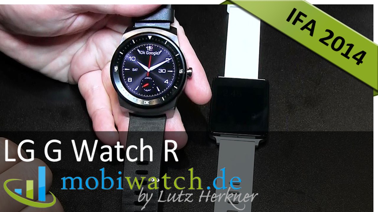 LG G Watch + G Watch R im Hands-on-Video (Test)