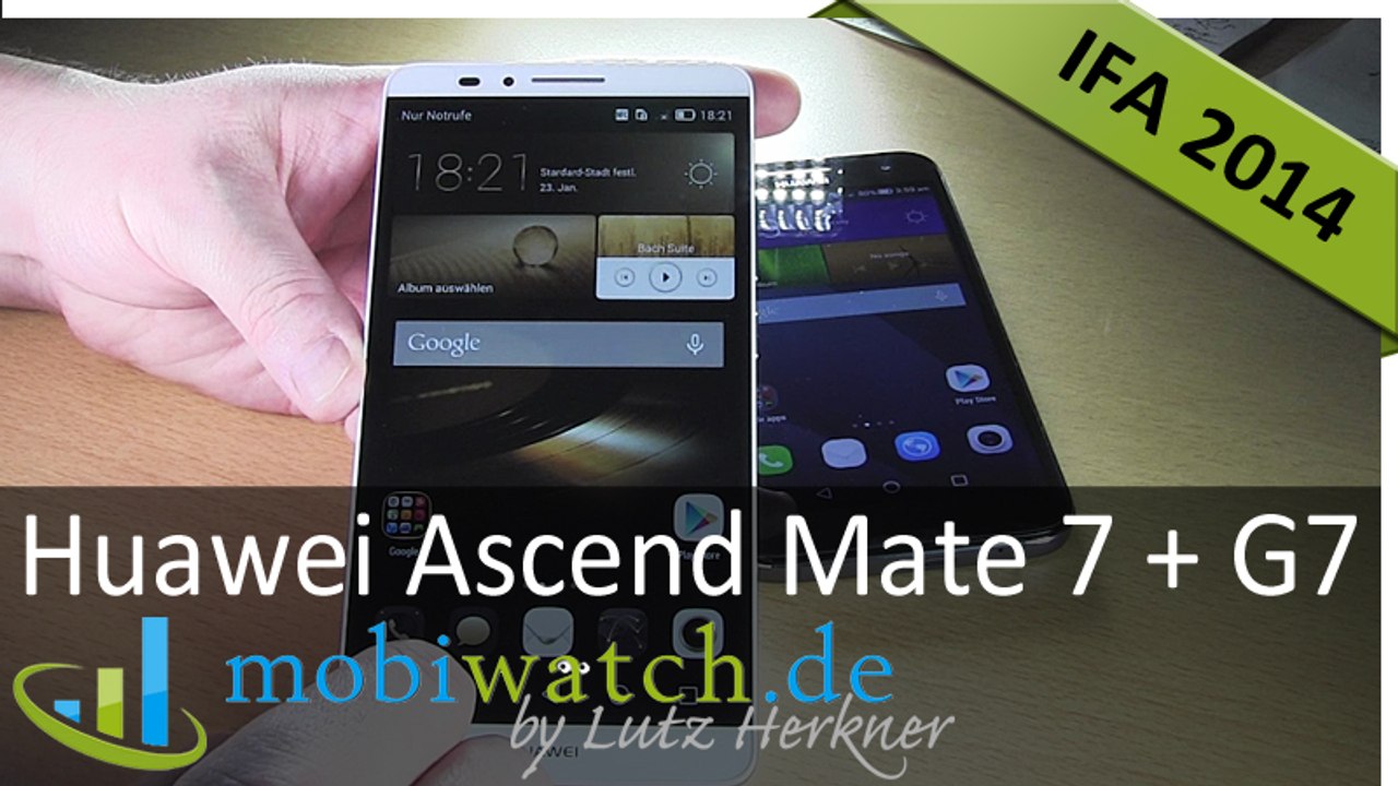 Video-Test Huawei Ascend Mate 7 (+ G7): Note 4-Konkurrenz