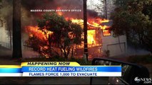 California Wildfires - Homes Decimated by Spreading Wildfires.
